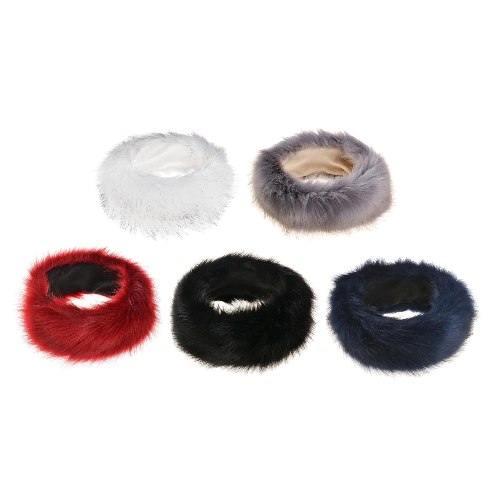 Faux Fur Ear Warmer Headband f - Fleece Ear Warmer Band ulasan dan harga