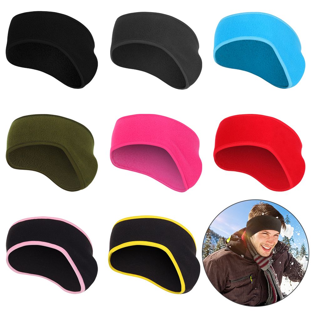 1Pcs Hair Bands Fleece Ear Cov - Fleece Ear Warmer Band ulasan dan harga