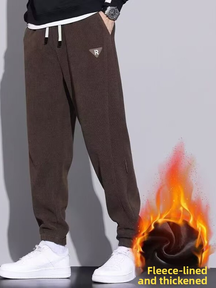 Men's Winter Warm Fleece Lined - Corduroy Pant Warm ulasan dan harga