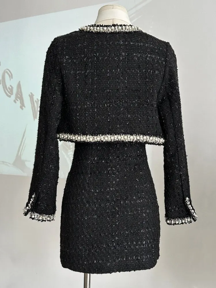 Women Short Jacket Coat + Dres - Wool Coat Peacoat ulasan dan harga