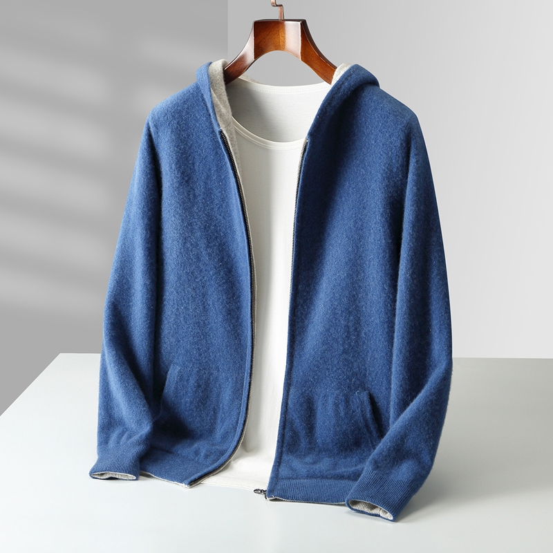 Autumn And Winter New Men's Do - Wool Coat Peacoat ulasan dan harga